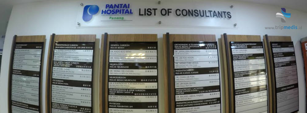 Daftar Dokter di Rumah Sakit Pantai Penang